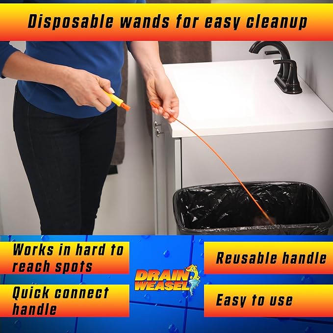Drain Weasel Hair Clog Remover Tool
