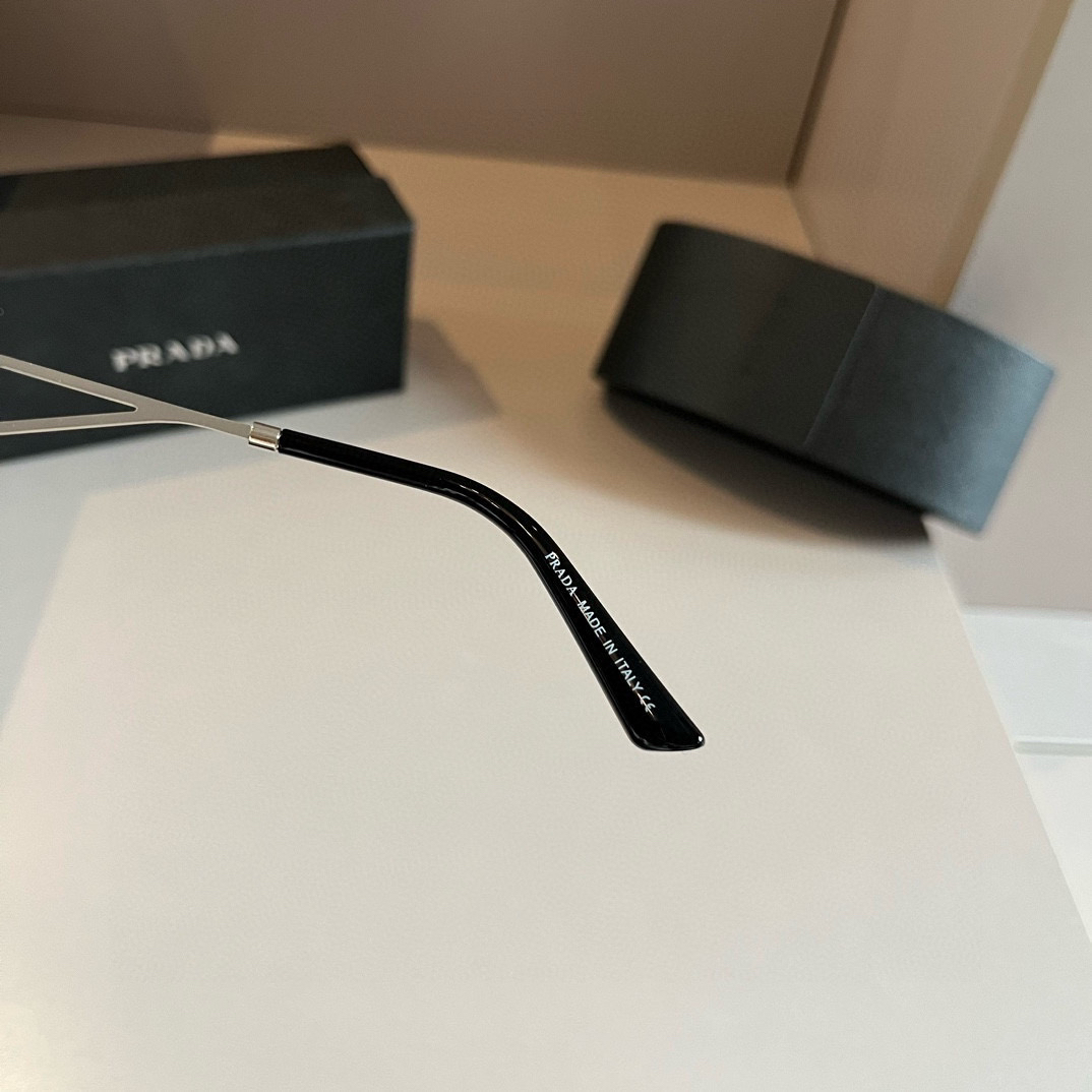 Prada round frame sunglasses