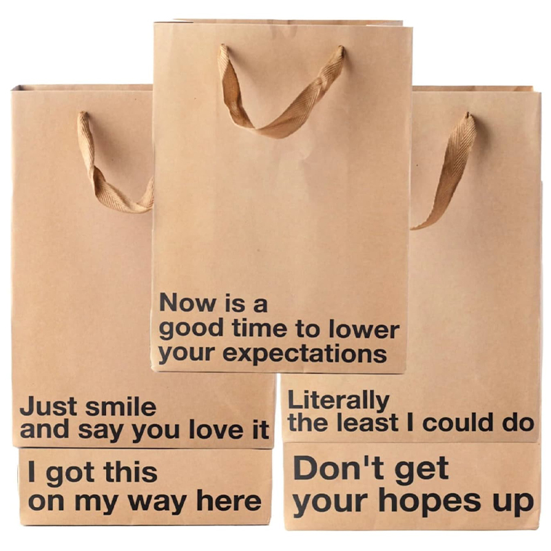 5 Piece Funny Gift Bag Set