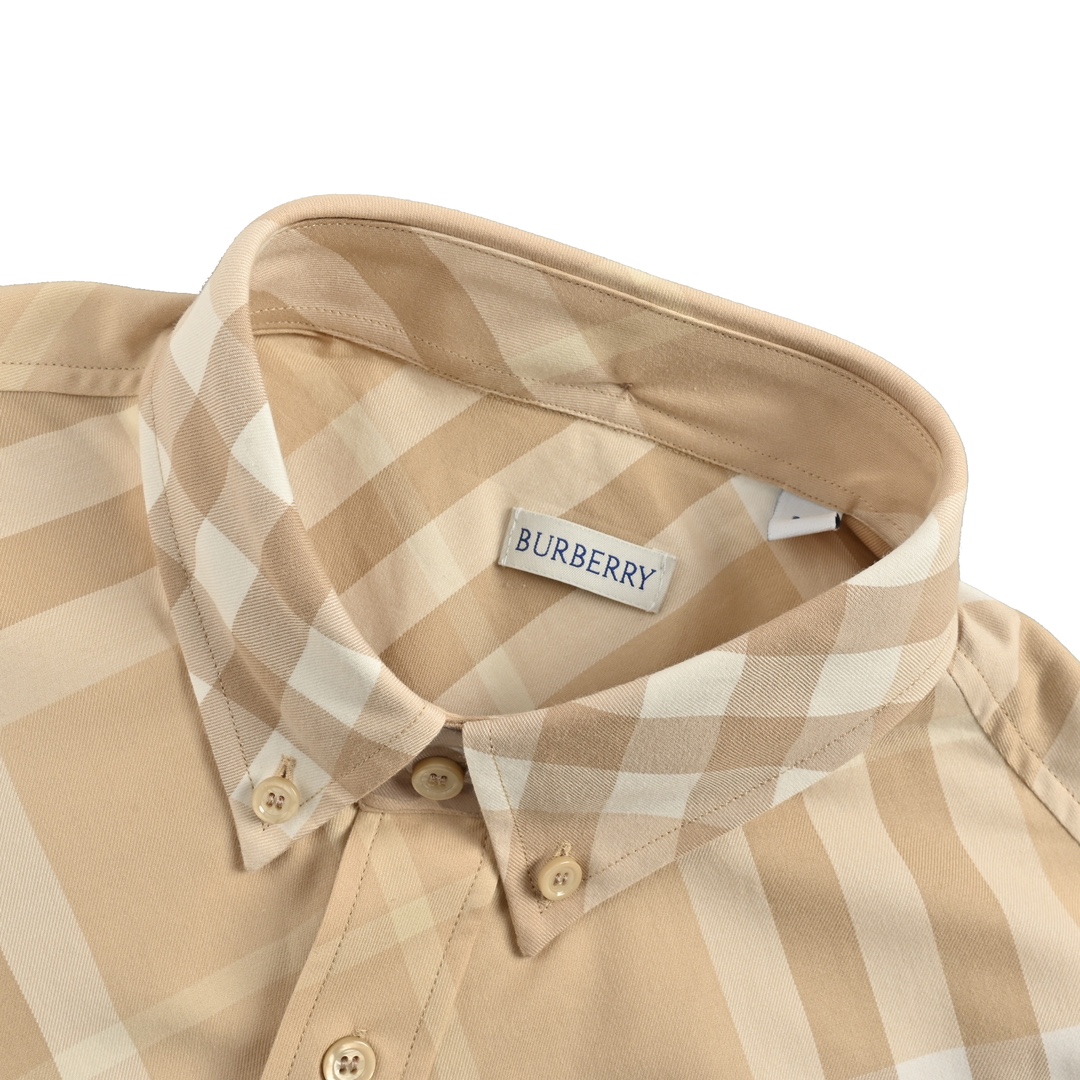 Burberry 24Fw Large Check Cotton Shirt