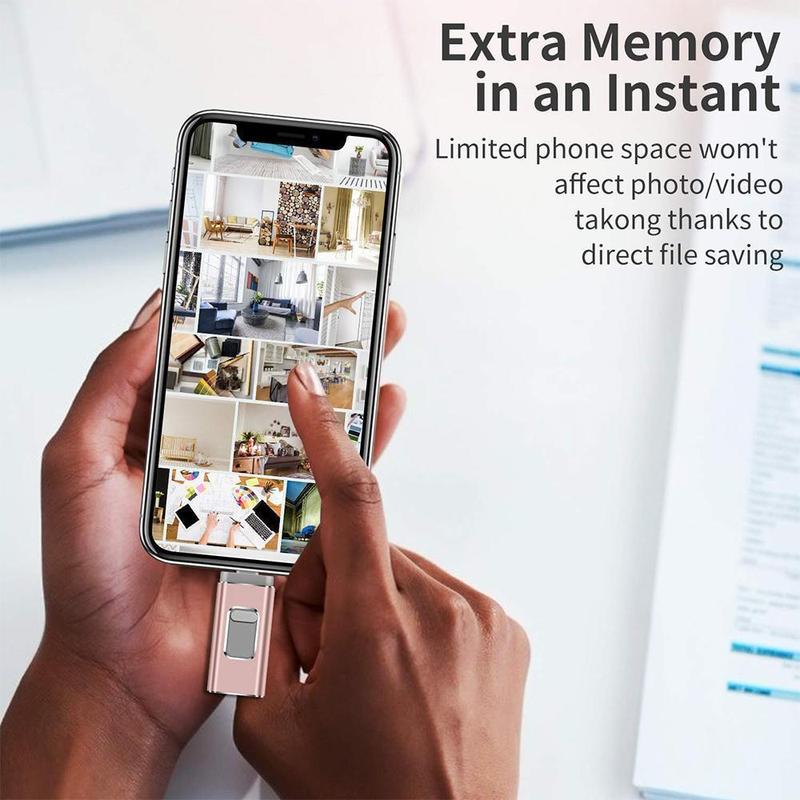 （✨Autumn Sale 48% OFF✨) Portable USB Flash Drive for iPhone, iPad & Android