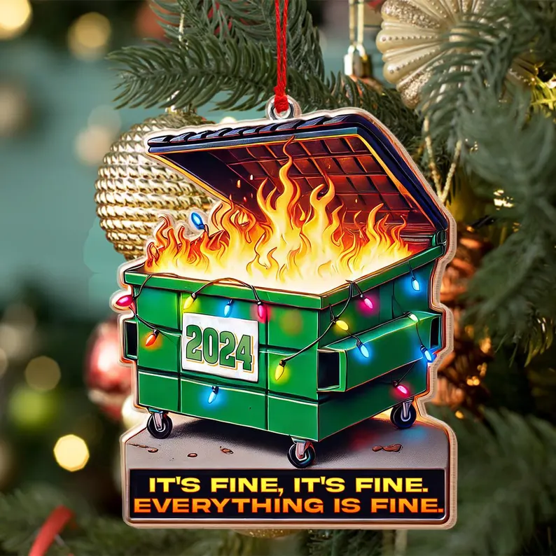 2024 Dumpster on Fire Ornament