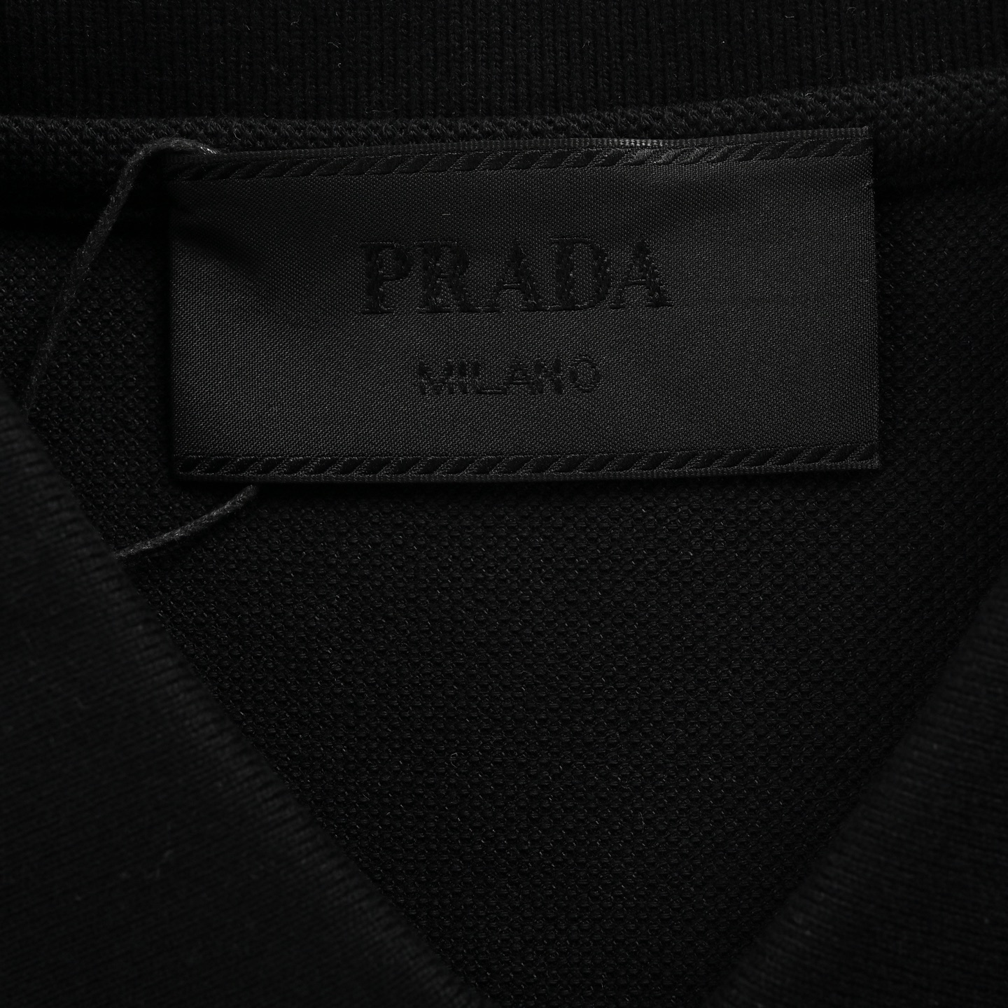 Prada 24ss embossed logo short sleeve
