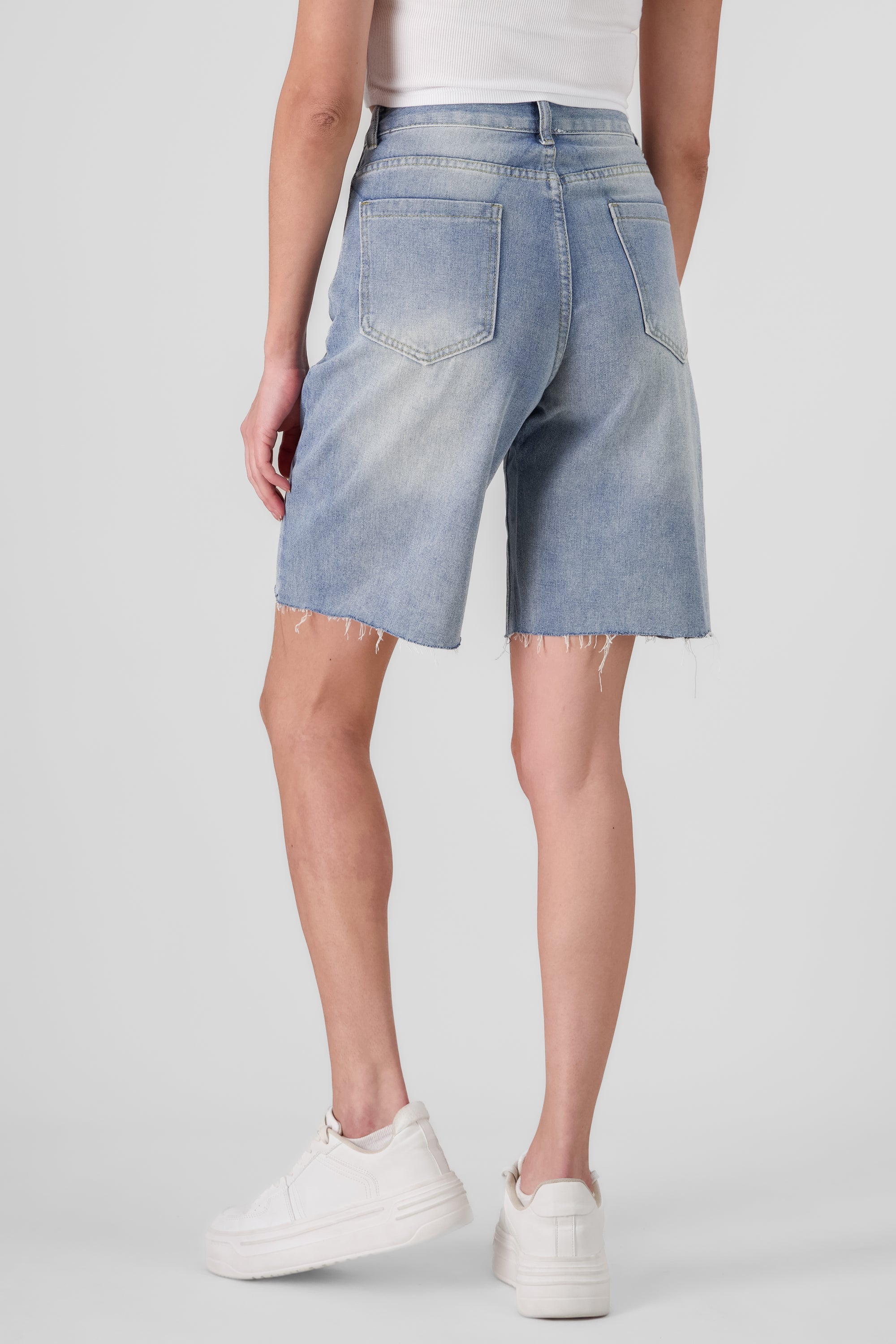Denim Bermuda Shorts