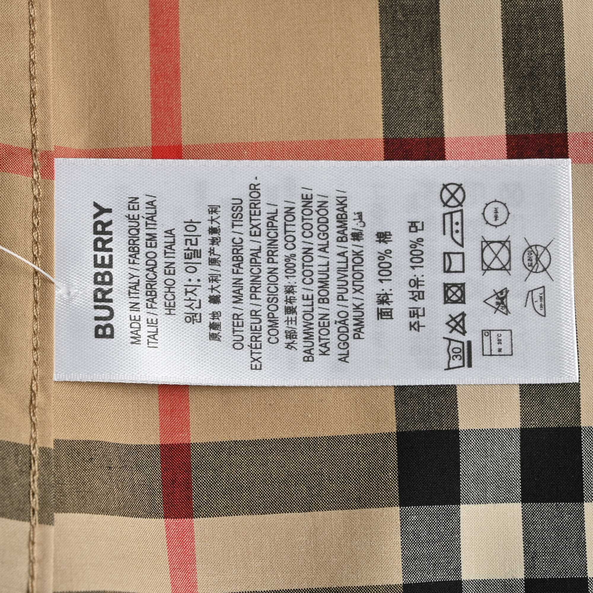 Burberry Classic Check Short Sleeve Shirt