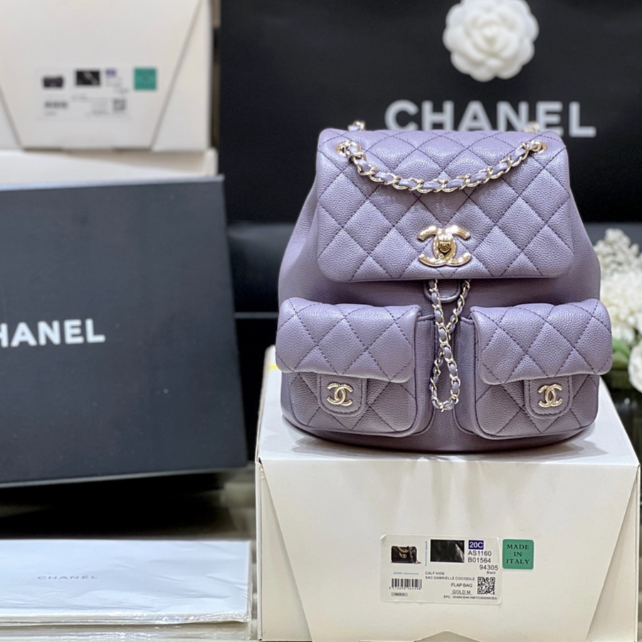 Chanel 24A duma double backpack 3860