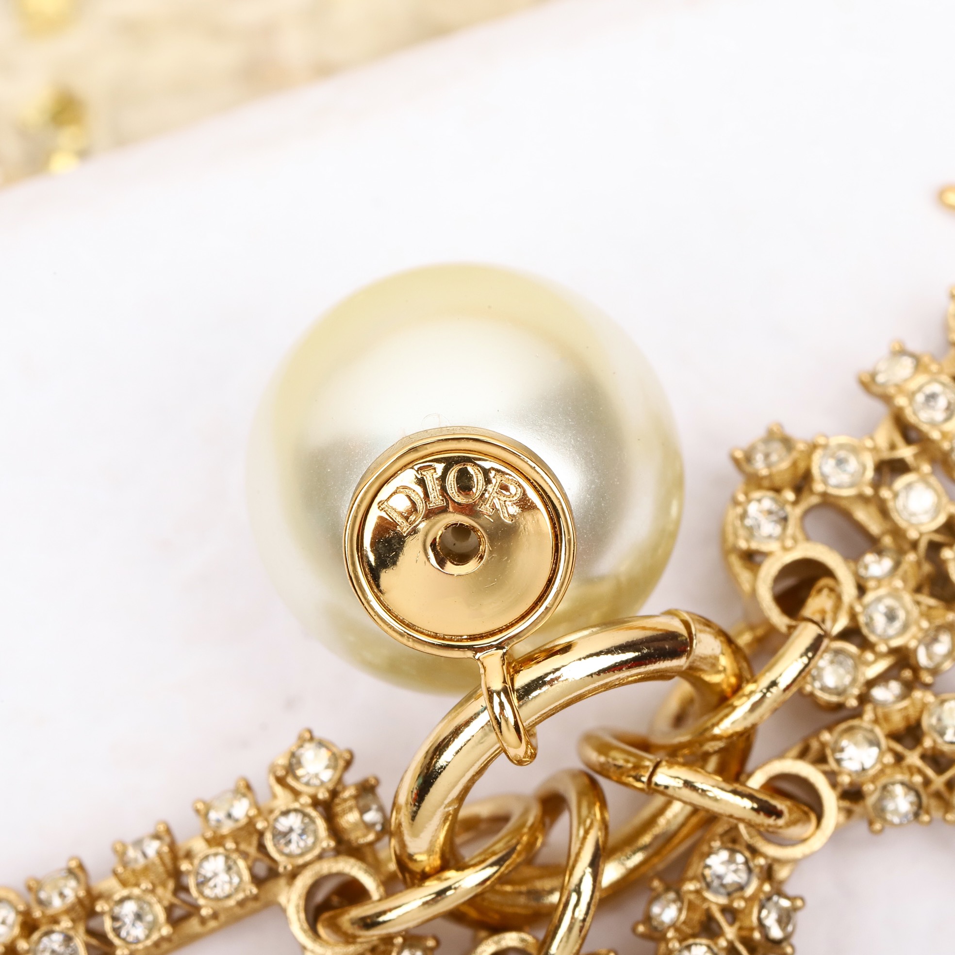 Dior Alphabet Diamond Earrings