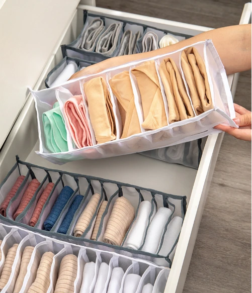 (New Year Promotion- SAVE 45% OFF) Underwear Storage Box Compartment