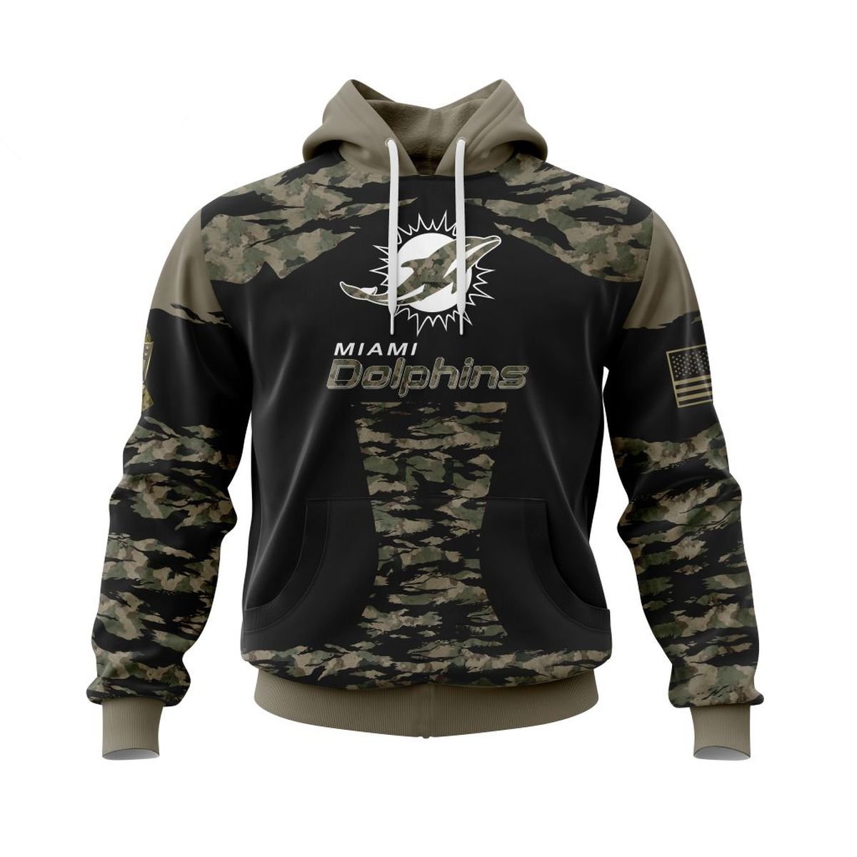 MIAMI DOLPHINS 3D HOODIE FLAG107
