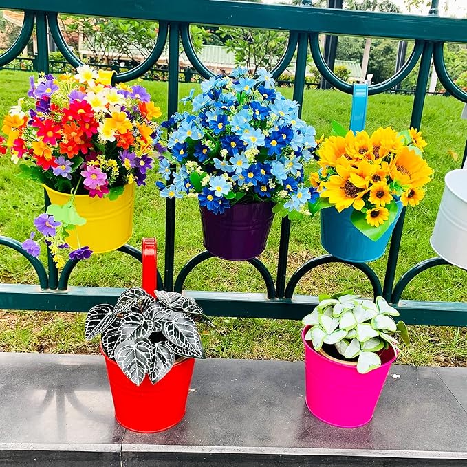 🎍🎍Metal Bucket Hanging Flower Pot(🌺Flash Sale - 50% Off)