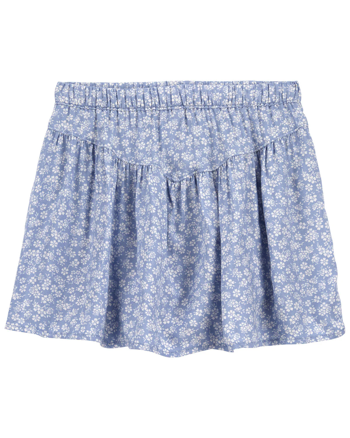 Oshkosh Kid LENZING™ ECOVERO™ Floral Print Smocked Top with Skort