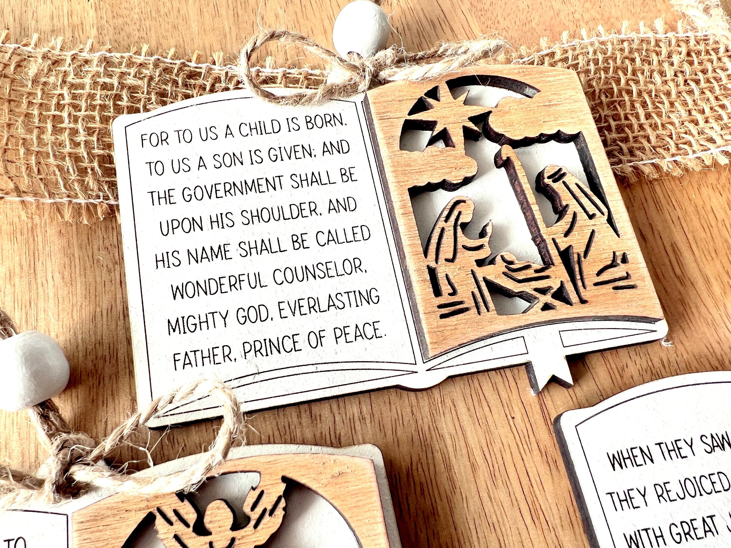 🎄Nativity Ornament-The Book of Bible Stories