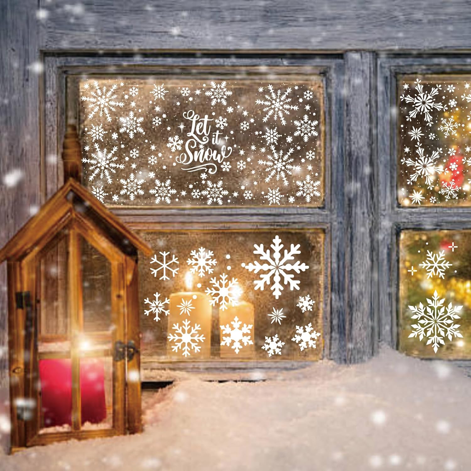 🎄CHRISTMAS ON SALE🔥Christmas Stencils for Window Reusable