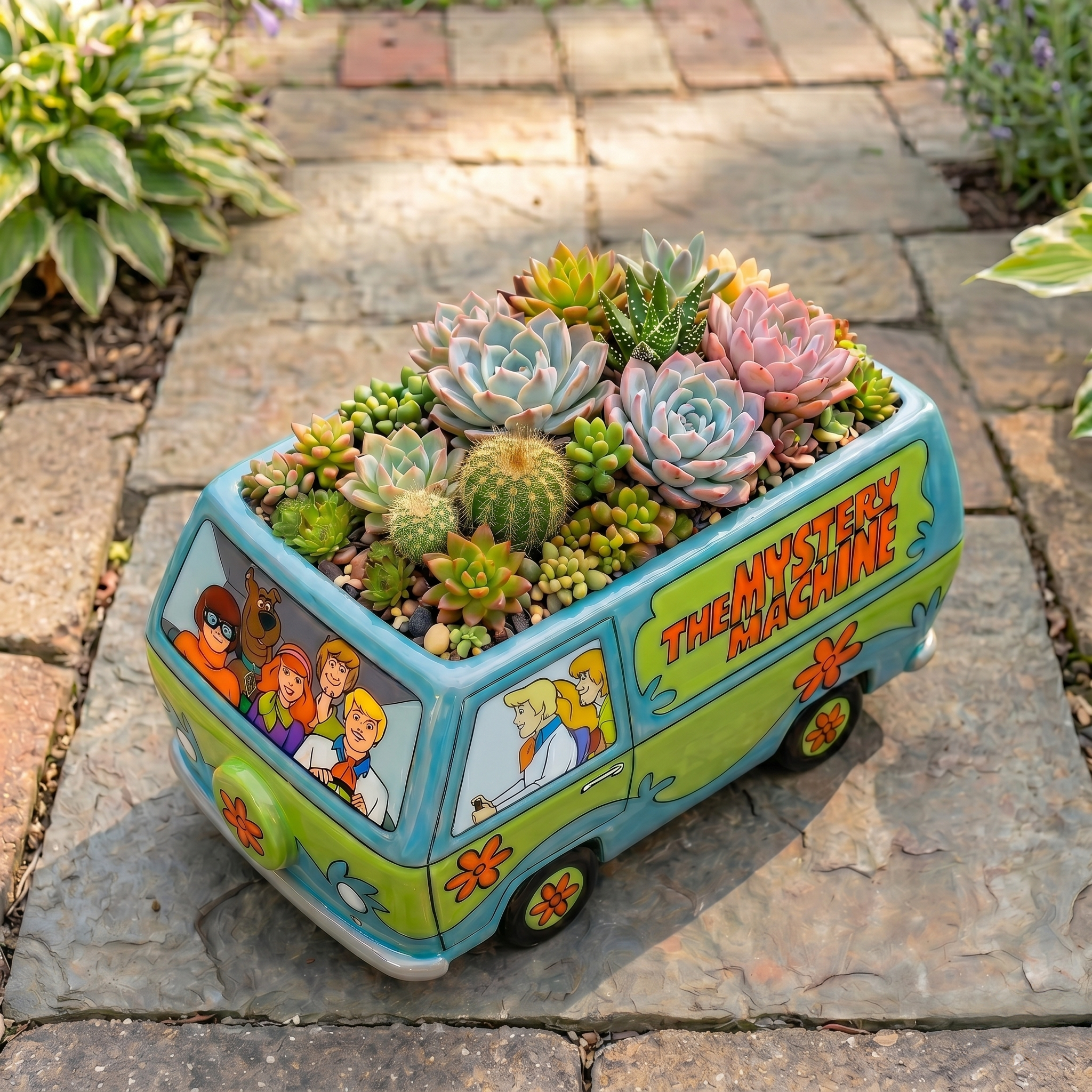 Scooby-Doo Mystery Machine Succulent Planter – Collector’s Edition