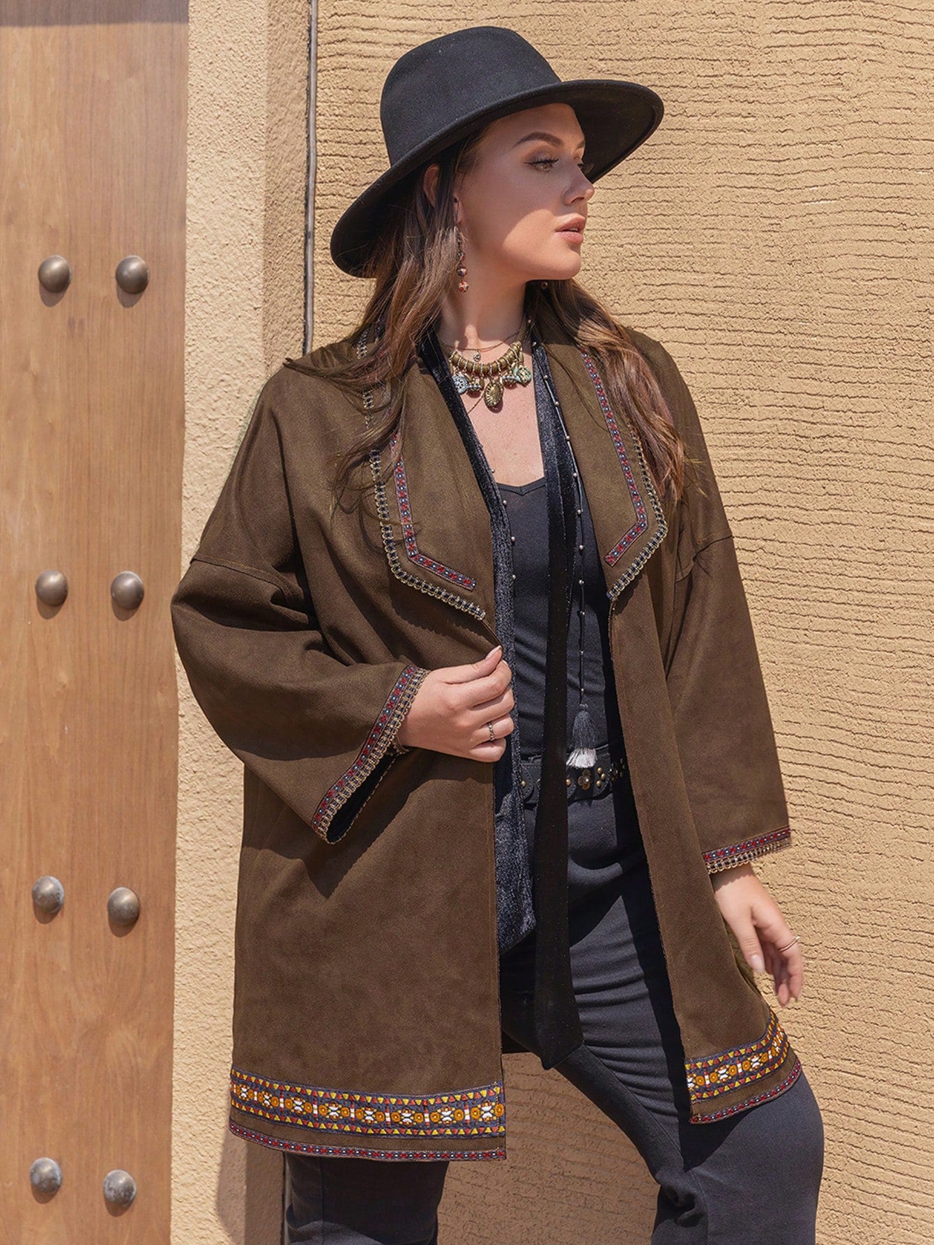 Plus Size Women Clothing Autumn Winter Slim Jacket