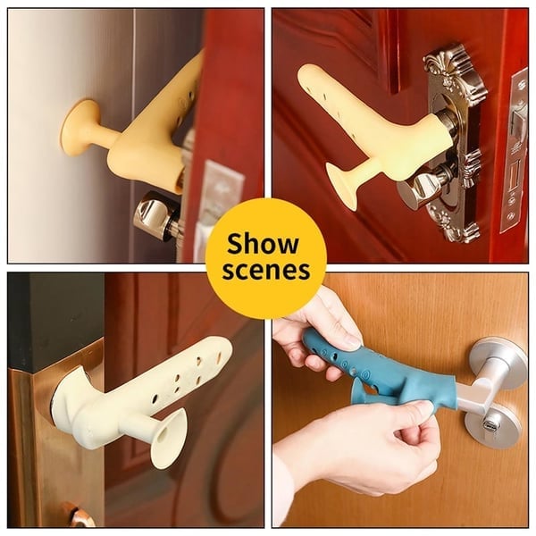 🎃Anti collision silicone door handle protective cover