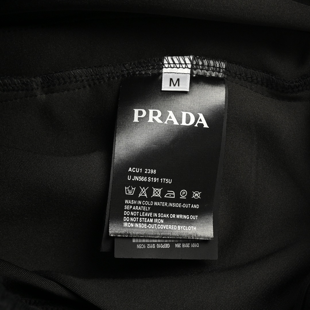 Prada 24Fw triangle logo webbing trousers