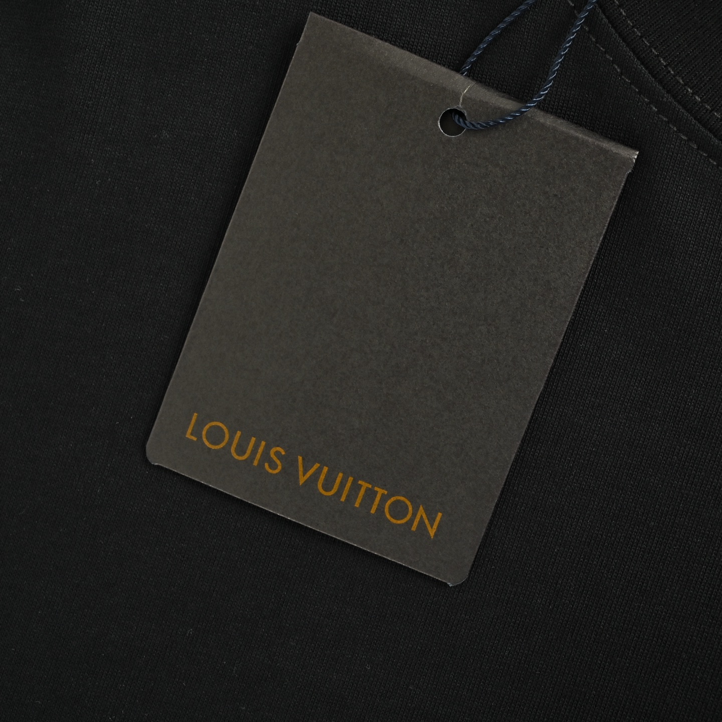 Louis Vuitton 25ss woven embroidered lettering logo short sleeve