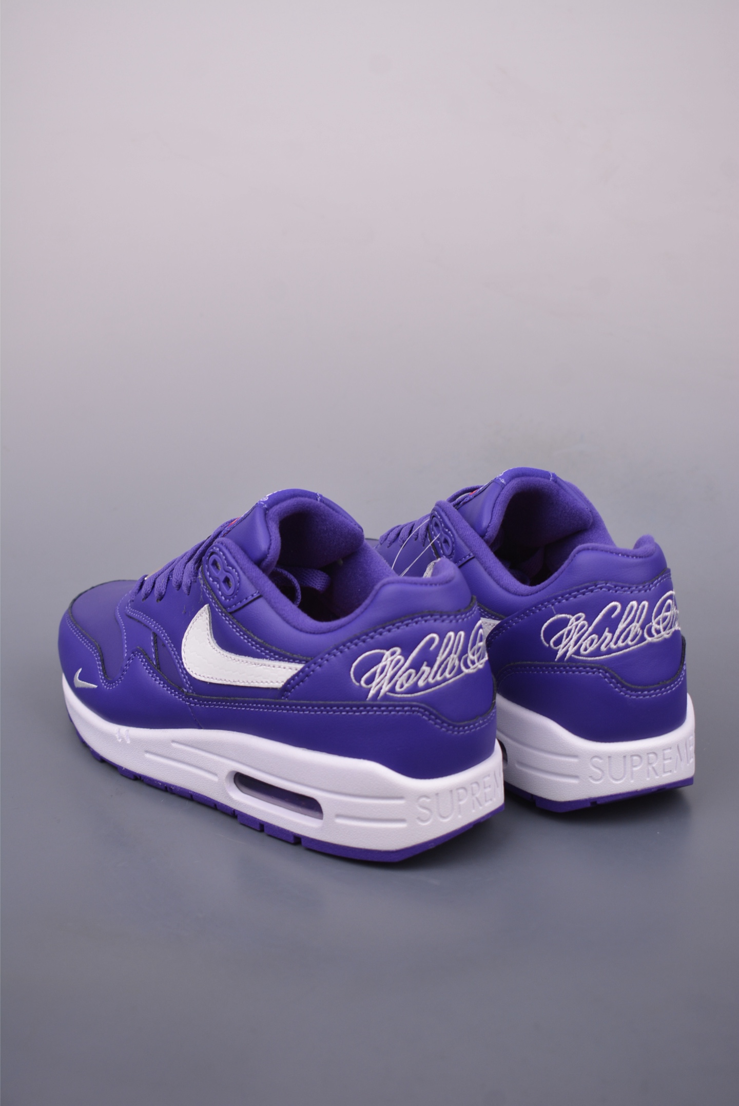 Supreme x Nike Air Max 1 '87 SP Original Series Joint Purple and White HF8813-500