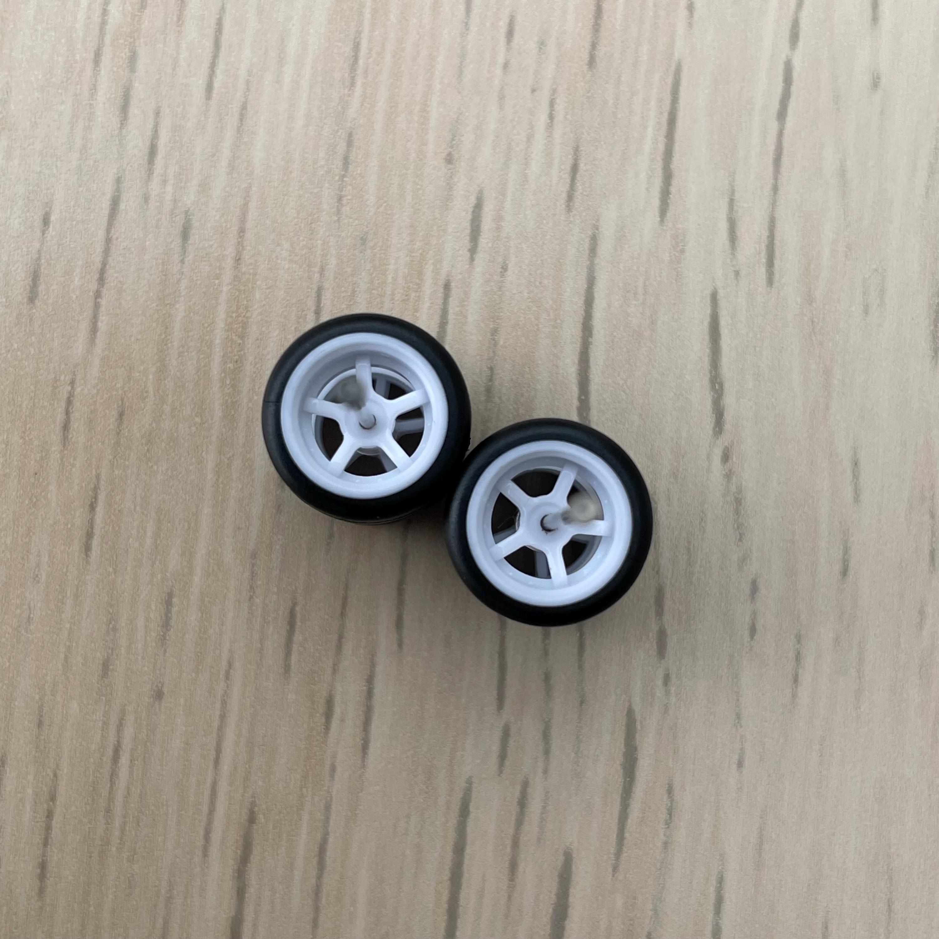 Hotwheels Rims Custom Wheels 1/64 Rubber tires