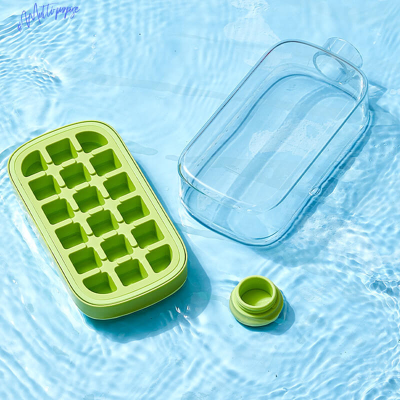 🔥On Sale🔥Ice Cube Bottle With Straw