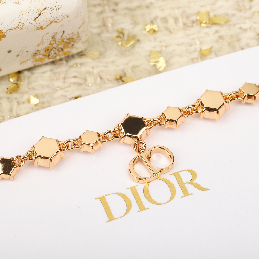 Dior CD letter diamond bracelet