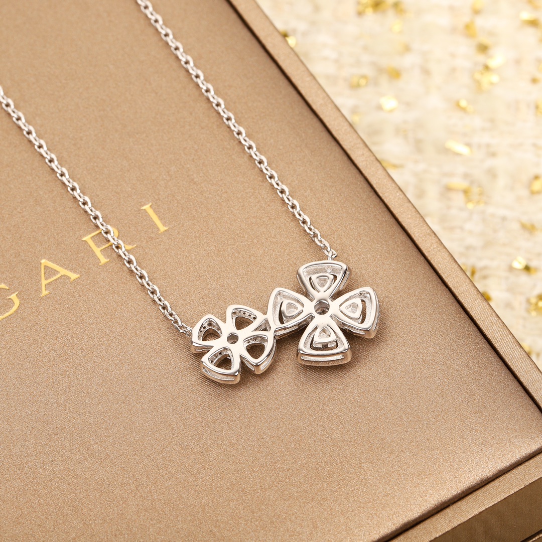 Bulgari Petal Diamond Necklace