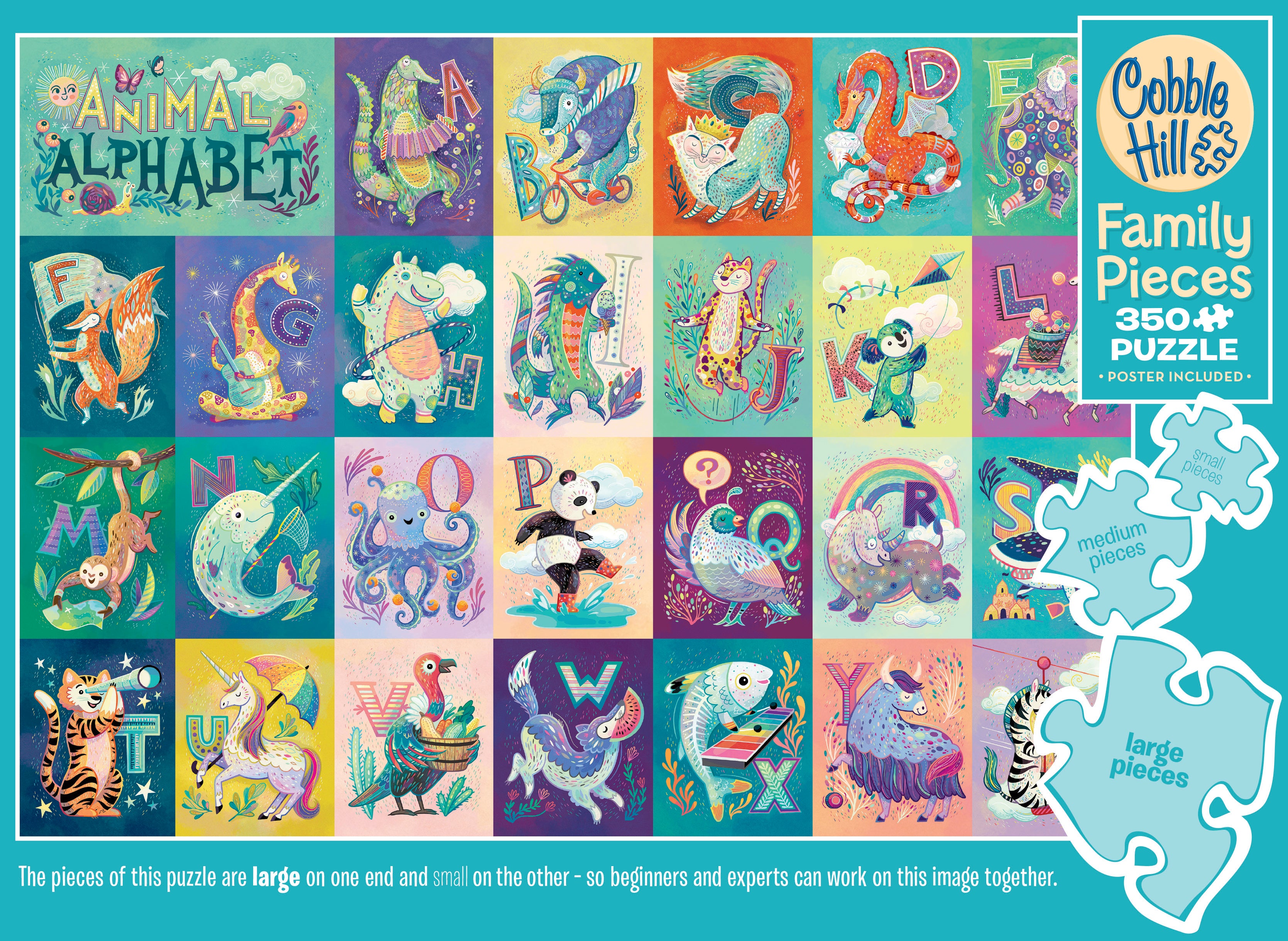 Animal Alphabet (Family) | Family Pieces 350