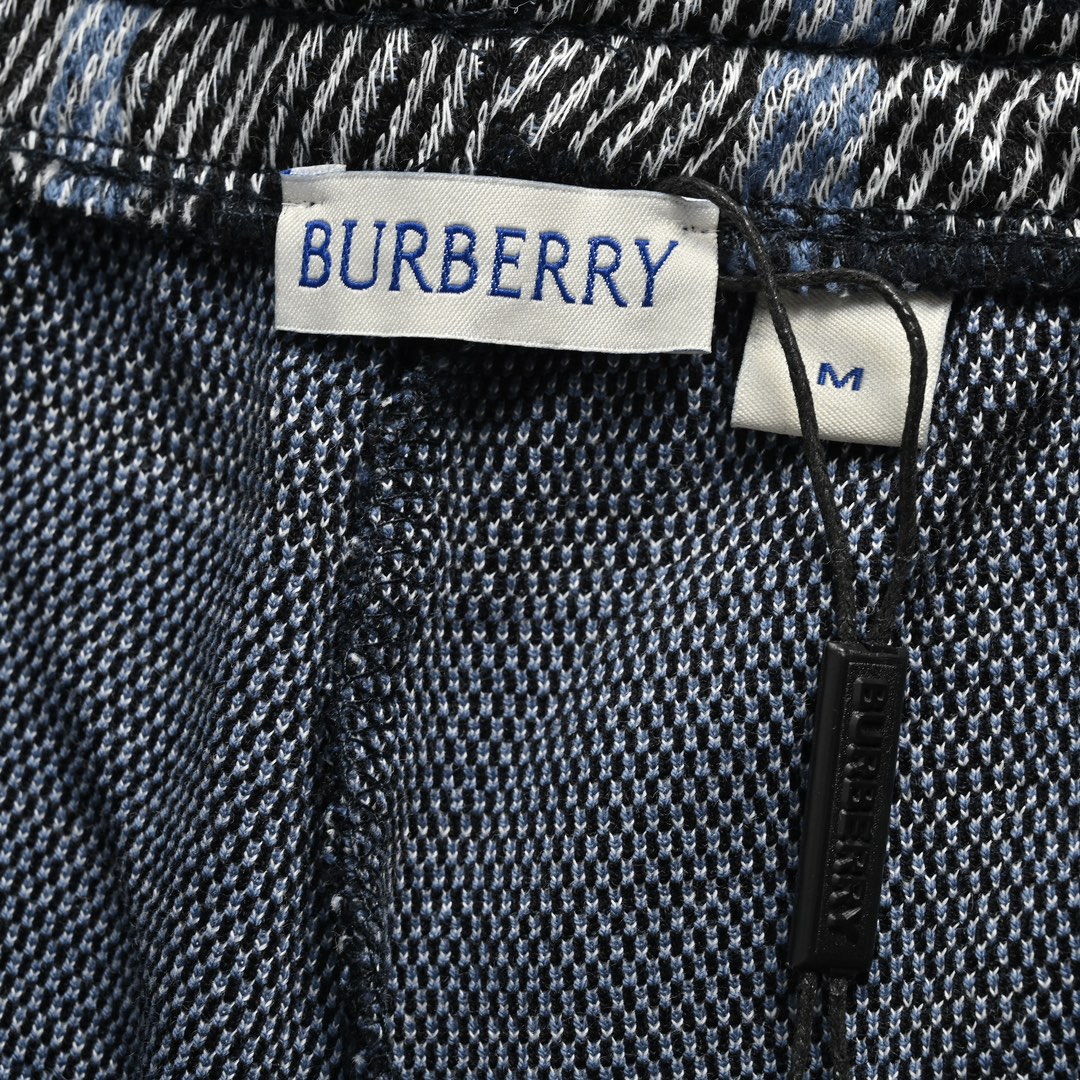 Burberry 24ss check knit shorts