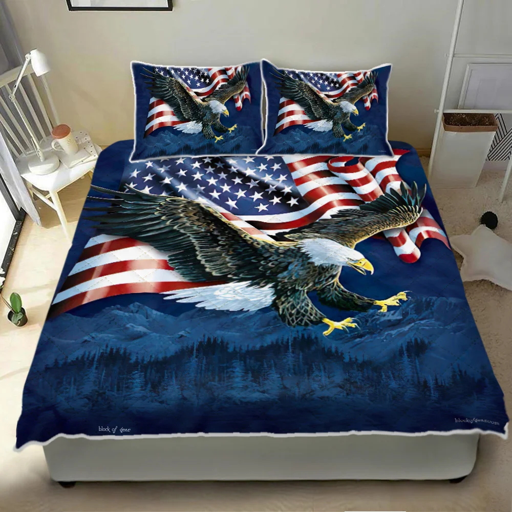 American Eagle Quilt Bed Set