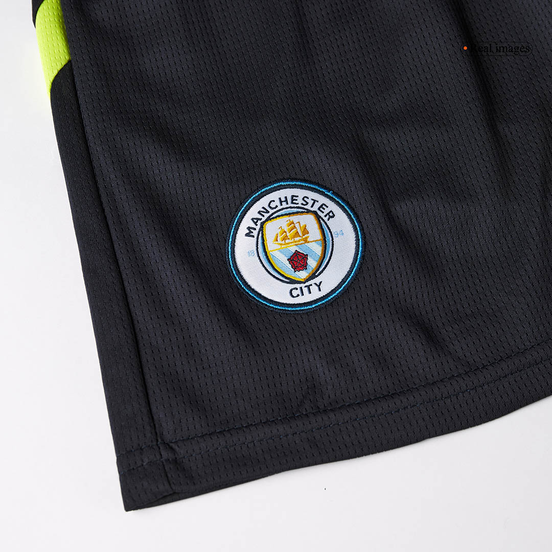 Manchester City Kids Away Football Jersey (Shirt+Shorts+Socks) 2024/25