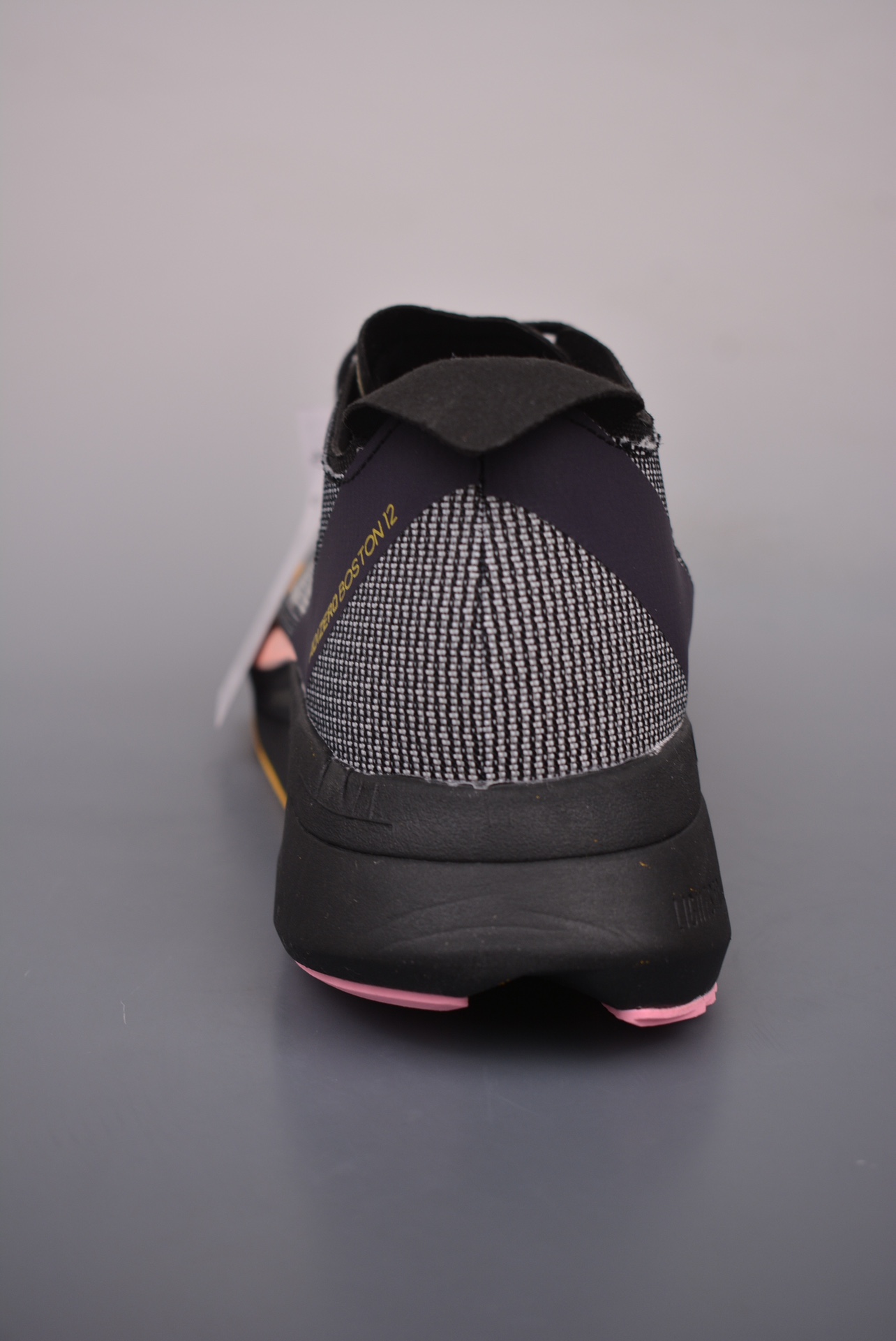 Adidas Adizero Boston 12 Black Gray Yellow