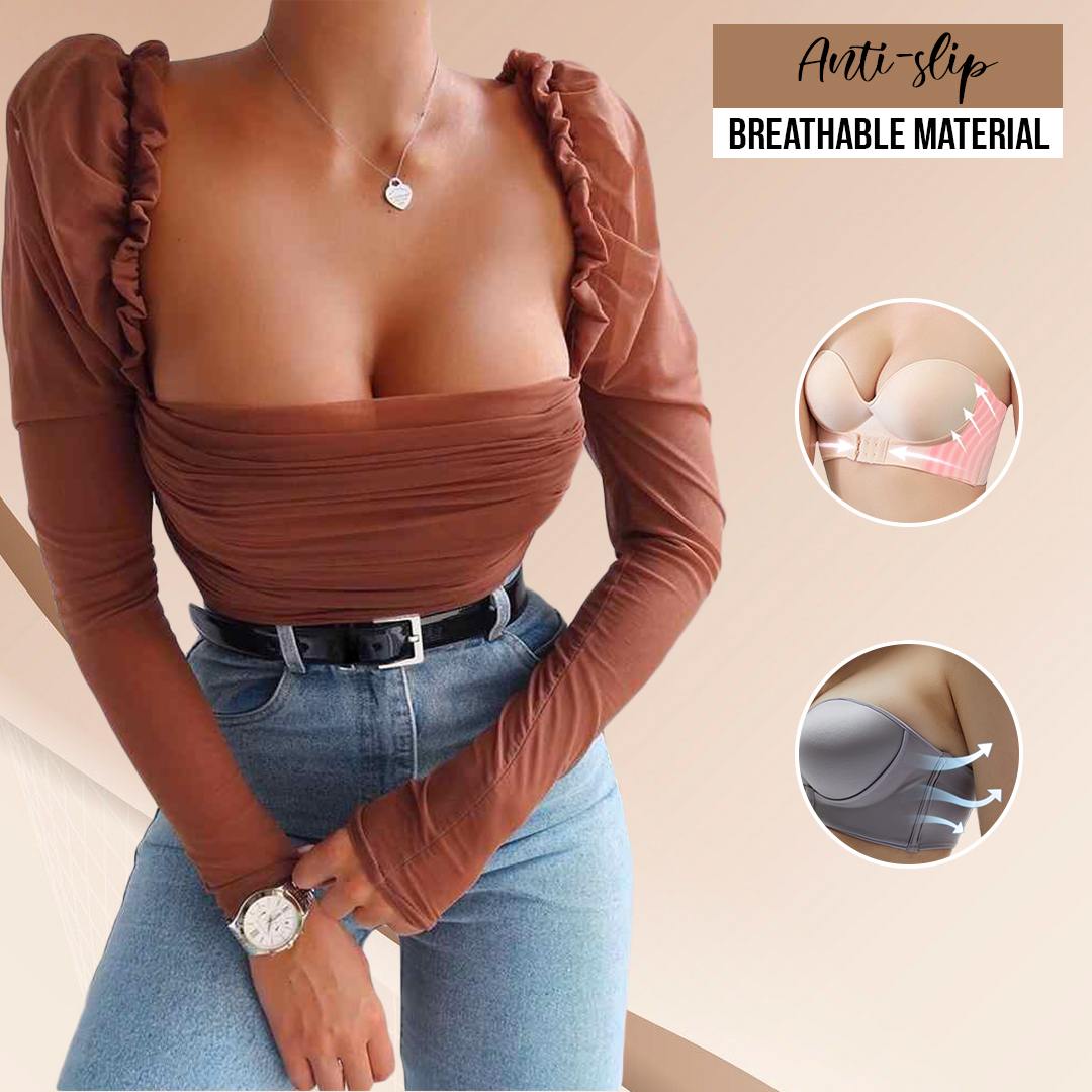 (🔥Last Day Promotions-50% OFF)Front Buckle Strapless Adjustable Bra-BUY 3 FREE SHIPPING