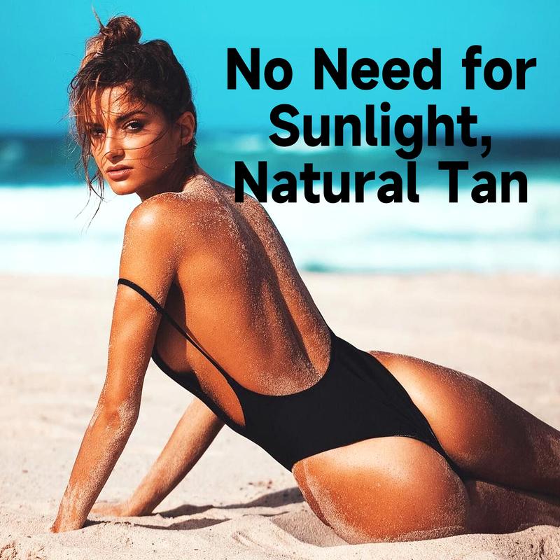 Sunless Tanning Drops-Drops naturally boost melanin to enhance your natural skin tone for a sun-kissed glow🏖️