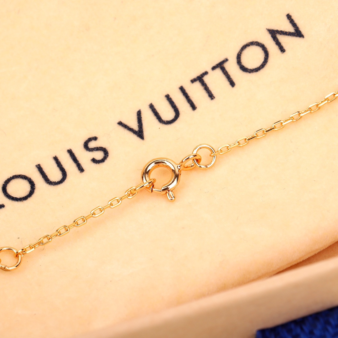 Louis Vuitton Amazonite Necklace