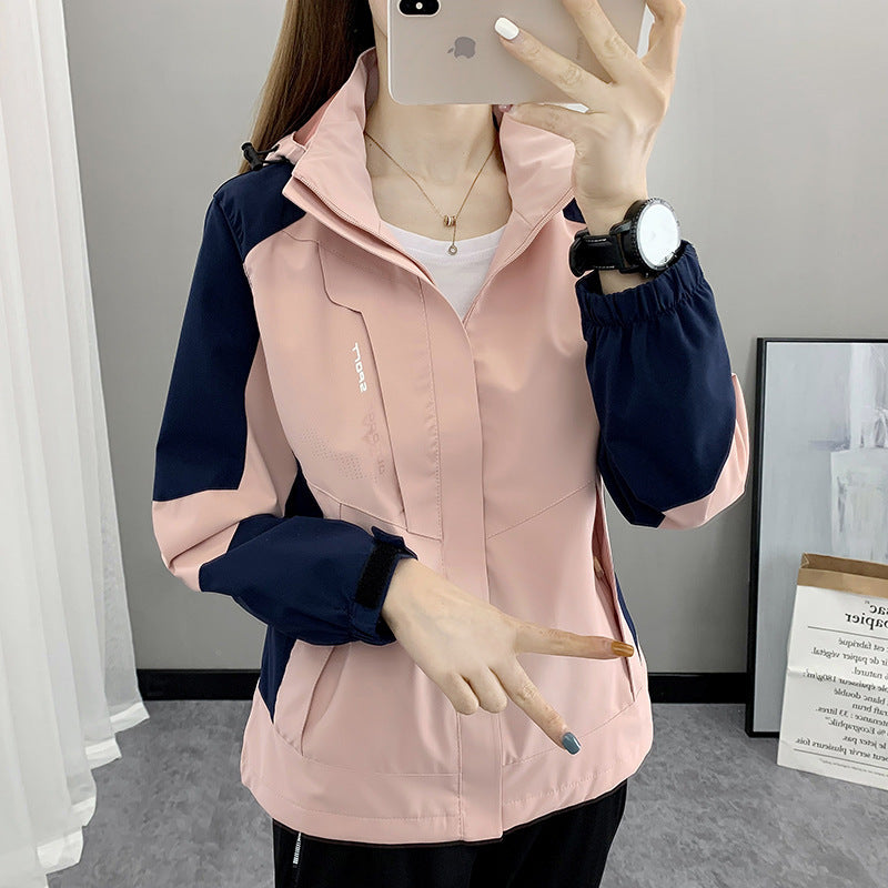 Removable Single Layer Windproof Outdoor Mountaineering Jacket