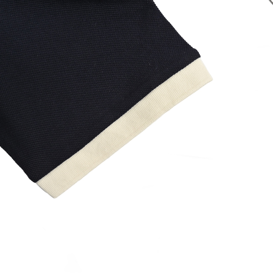 Gucci 24ss Pocket Double G Embroidery Polo Short Sleeve