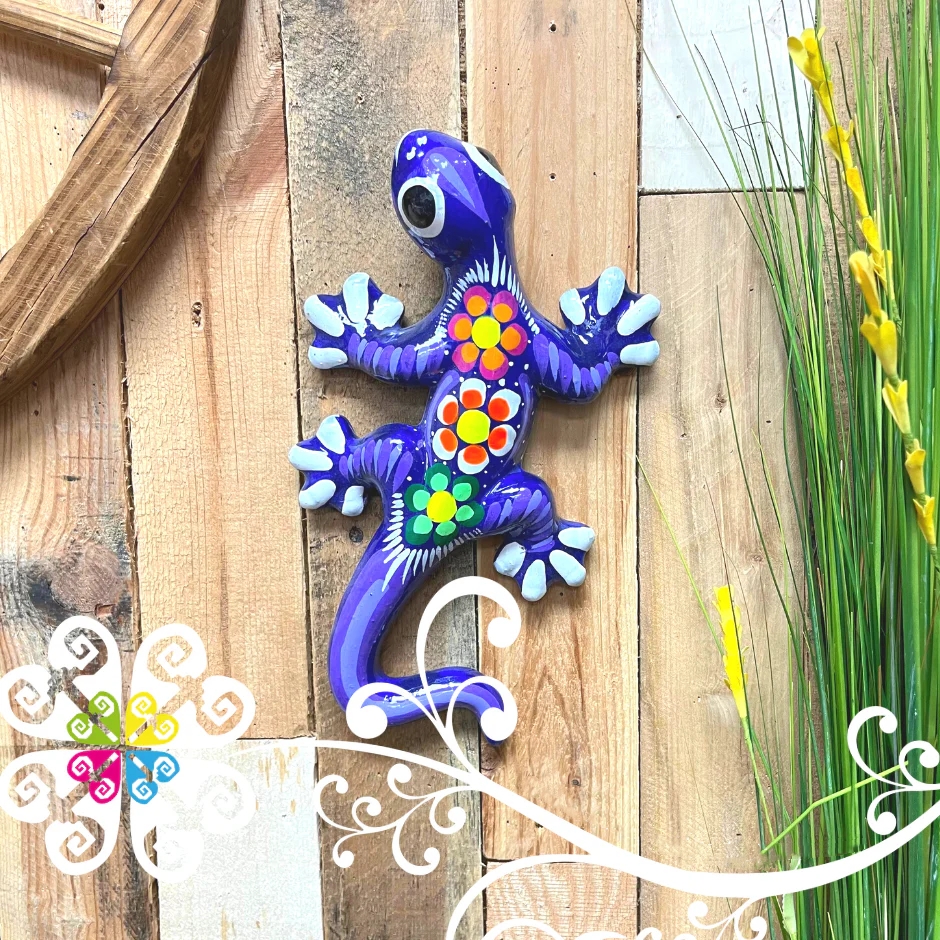 🔥SPRING SALE🔥🦎Handmade Large Clay Lizard Decor