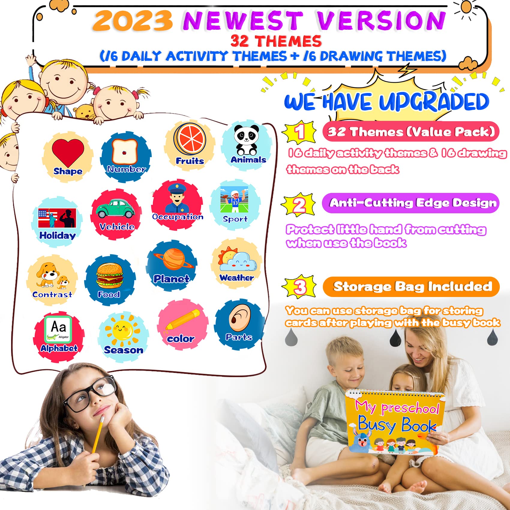 💥Hot Sale Promotion-[SAVE 50% OFF]--2023 Newest Version - A Combination Of Busy Book & Drawing Book--BUY 2 GET 10% OFF & FREE SHIPPING NOW