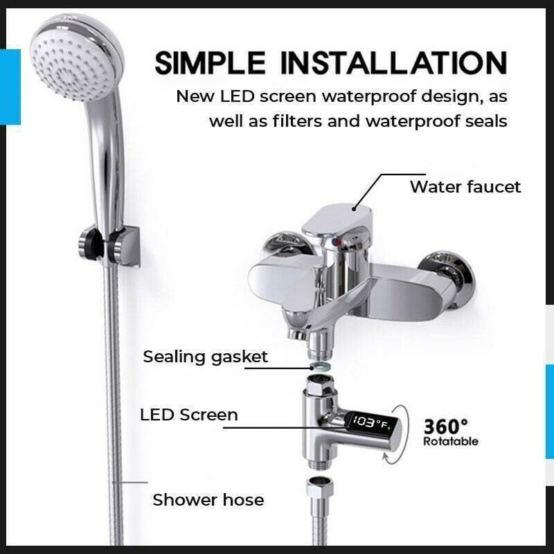 💥Blowout Sale- 49% OFF 🚿 New Type Shower Thermometer