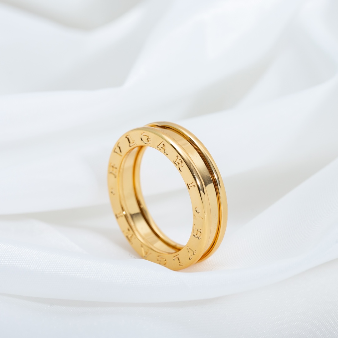 Bulgari zero single band diamond-free ring