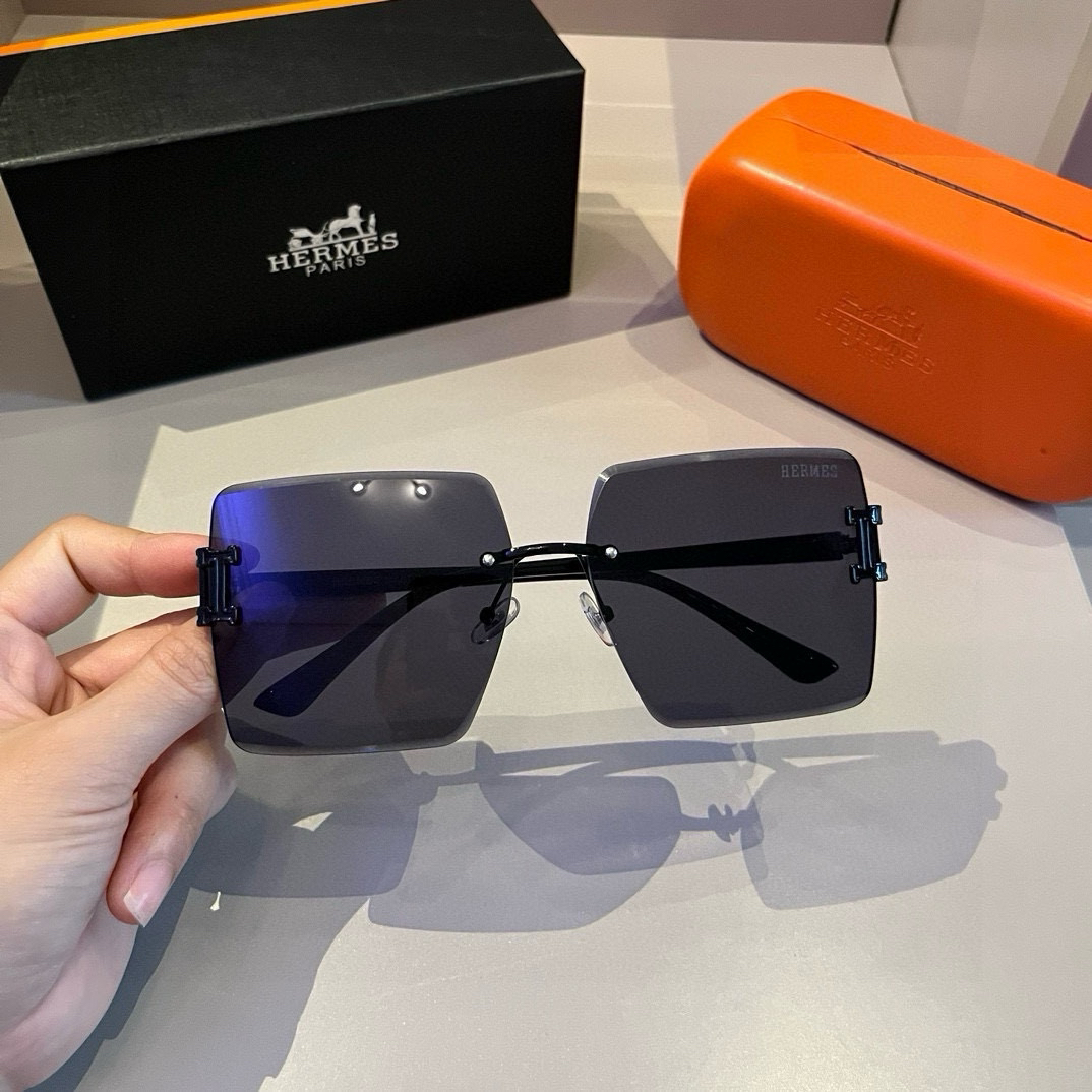 Hermes Square Frame Sunglasses