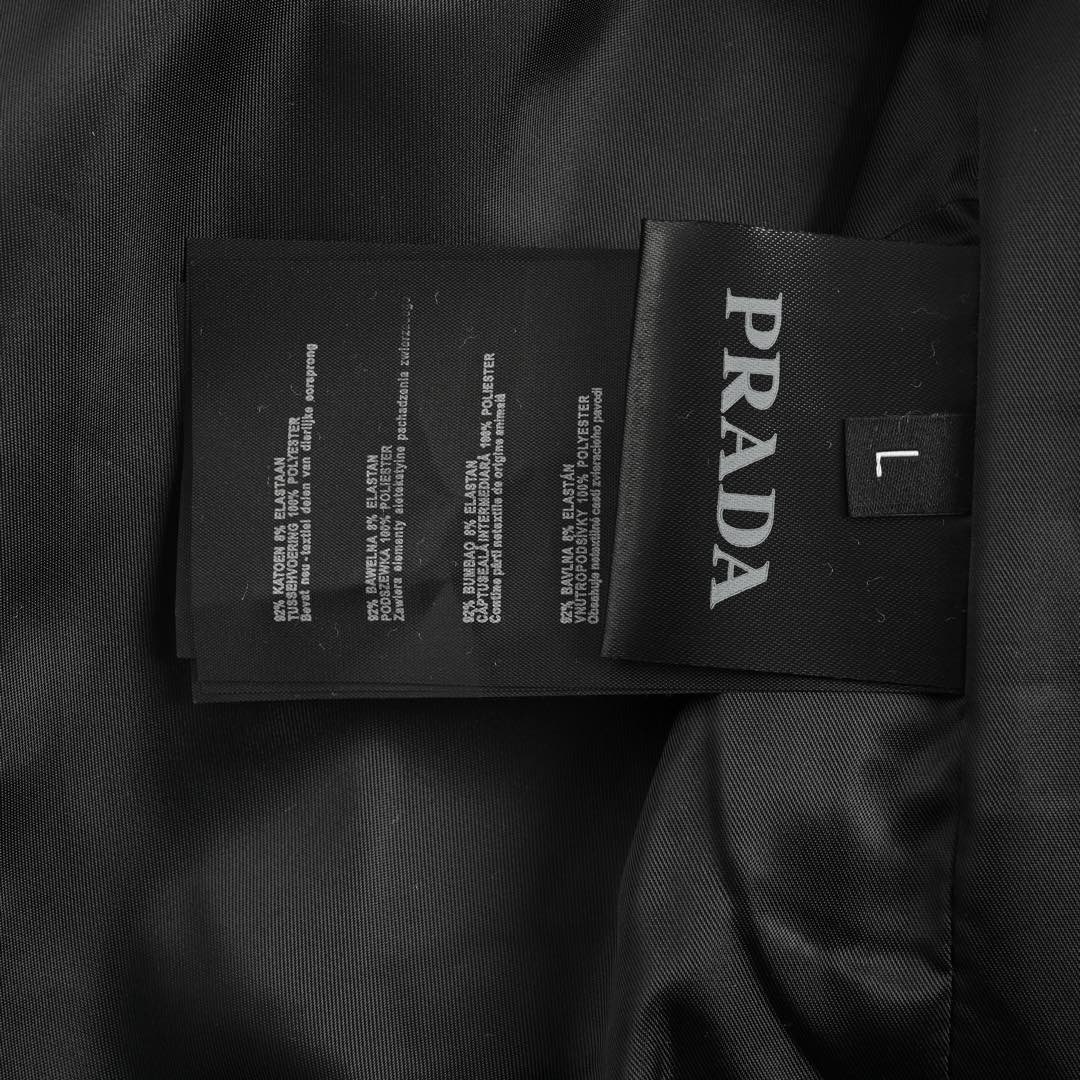 Prada 25ss cashmere triangle logo shirt jacket V