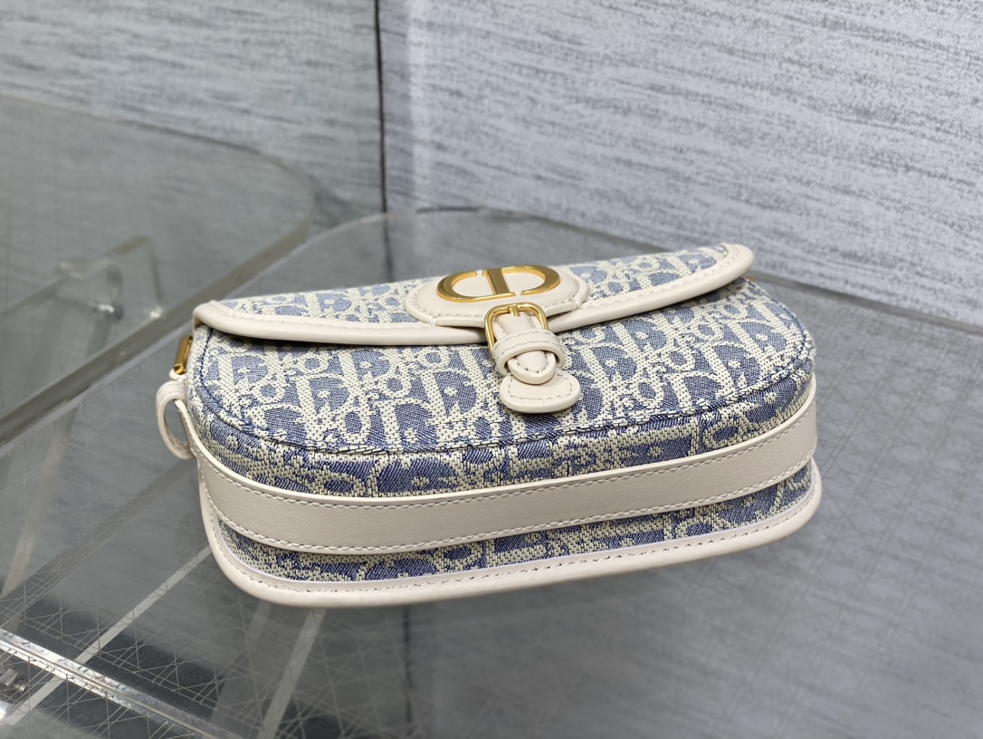 Dior Bobby East-West Raffia Straw Bag
