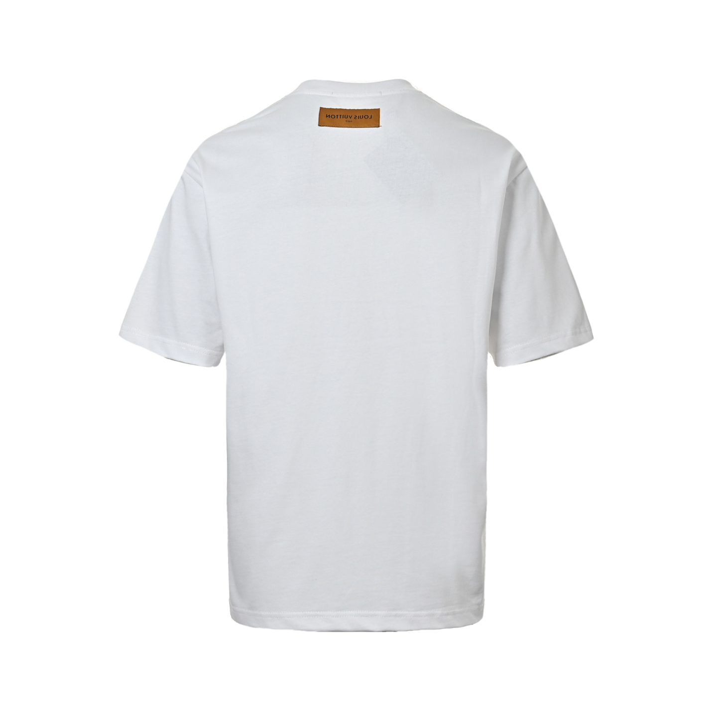 Louis Vuitton hand-painted graffiti large letter logo short sleeve