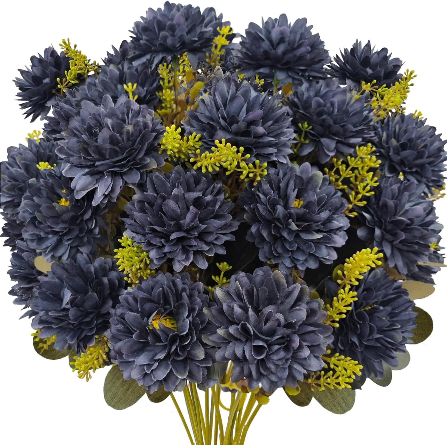 ✨Flash Sale✨9 Heads Fall Flowers Artificial Mums - UV resistant, Waterproof, Windproof
