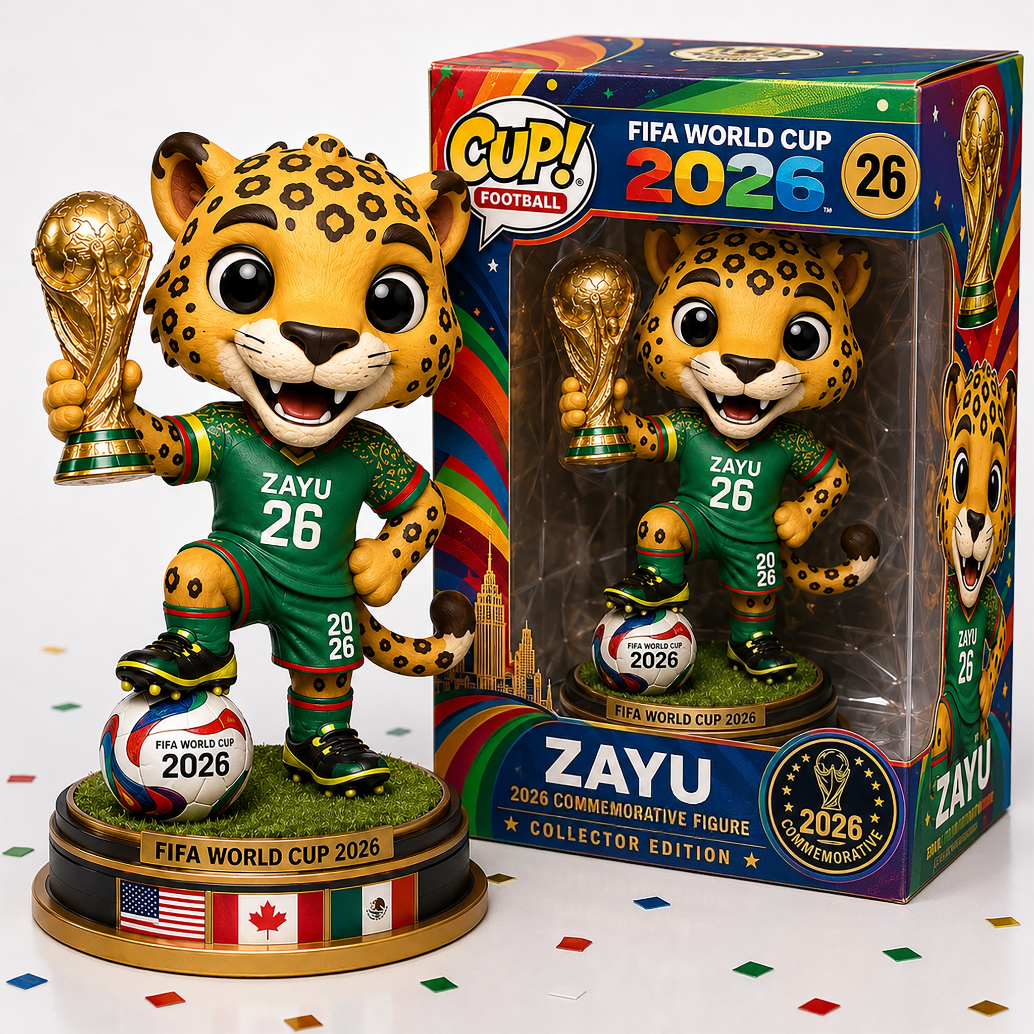 FIFA World Cup 2026 Collectible Mascot Pop Figure
