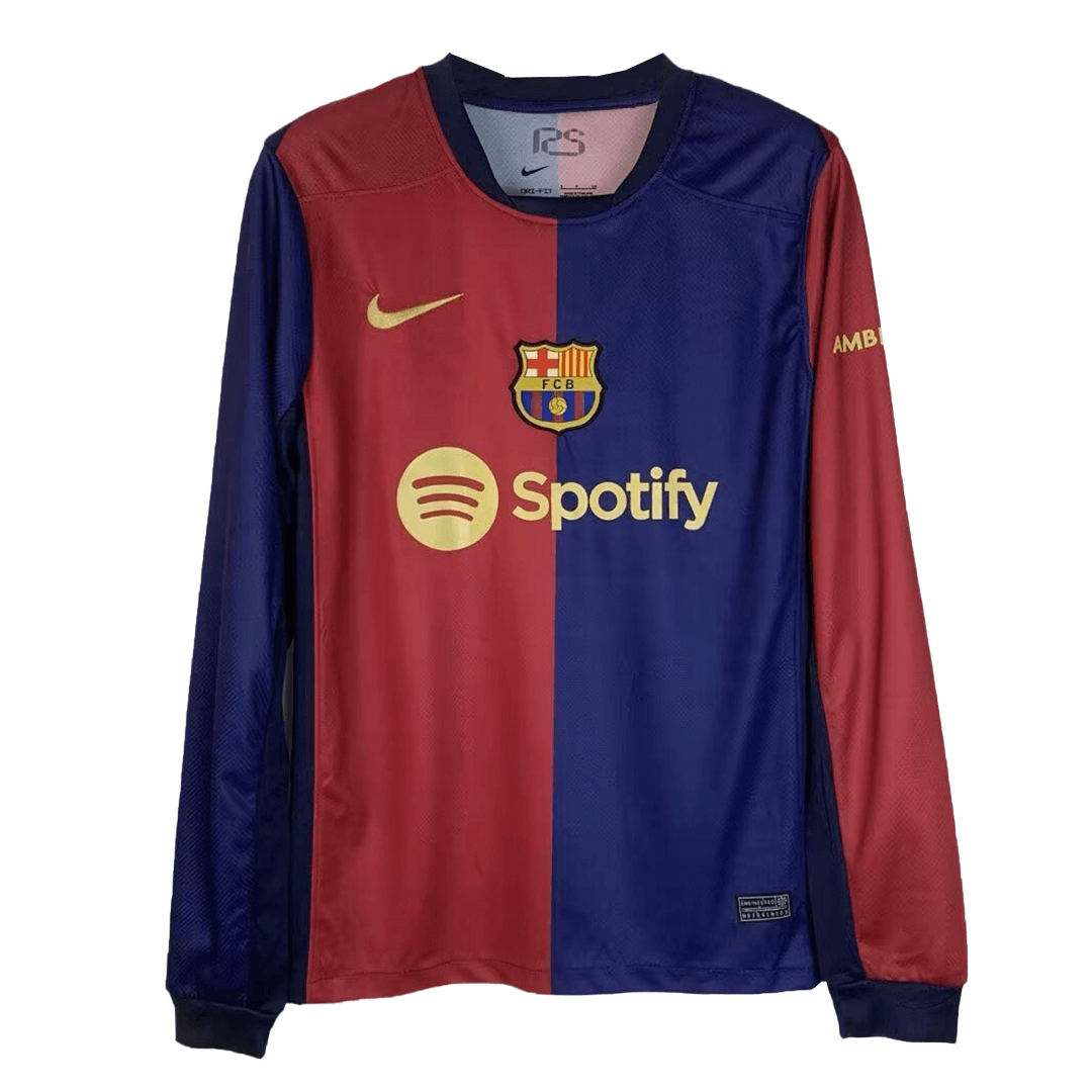 Barcelona Home long sleeve football shirt 2024/25