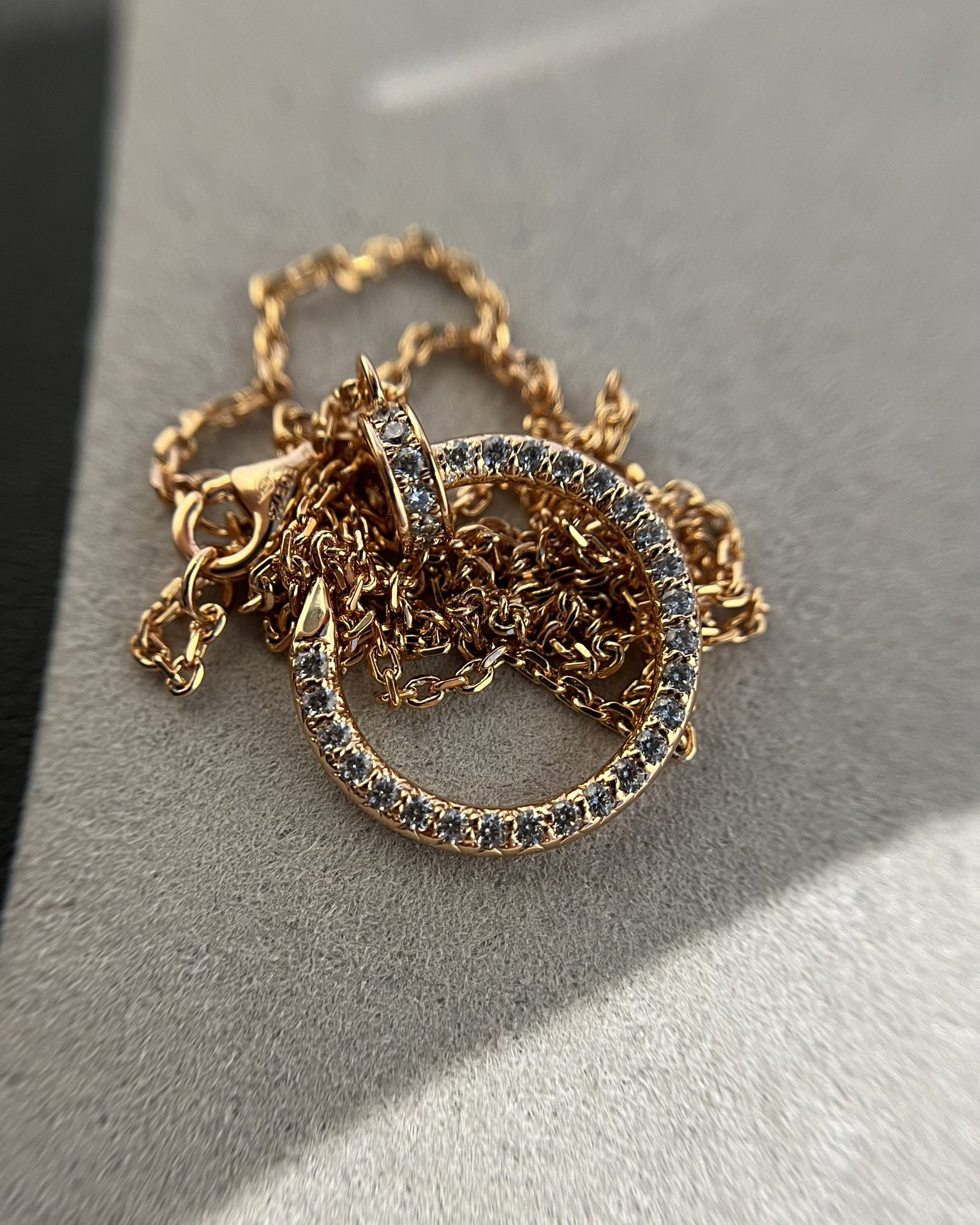 Cartier full diamond nail necklace