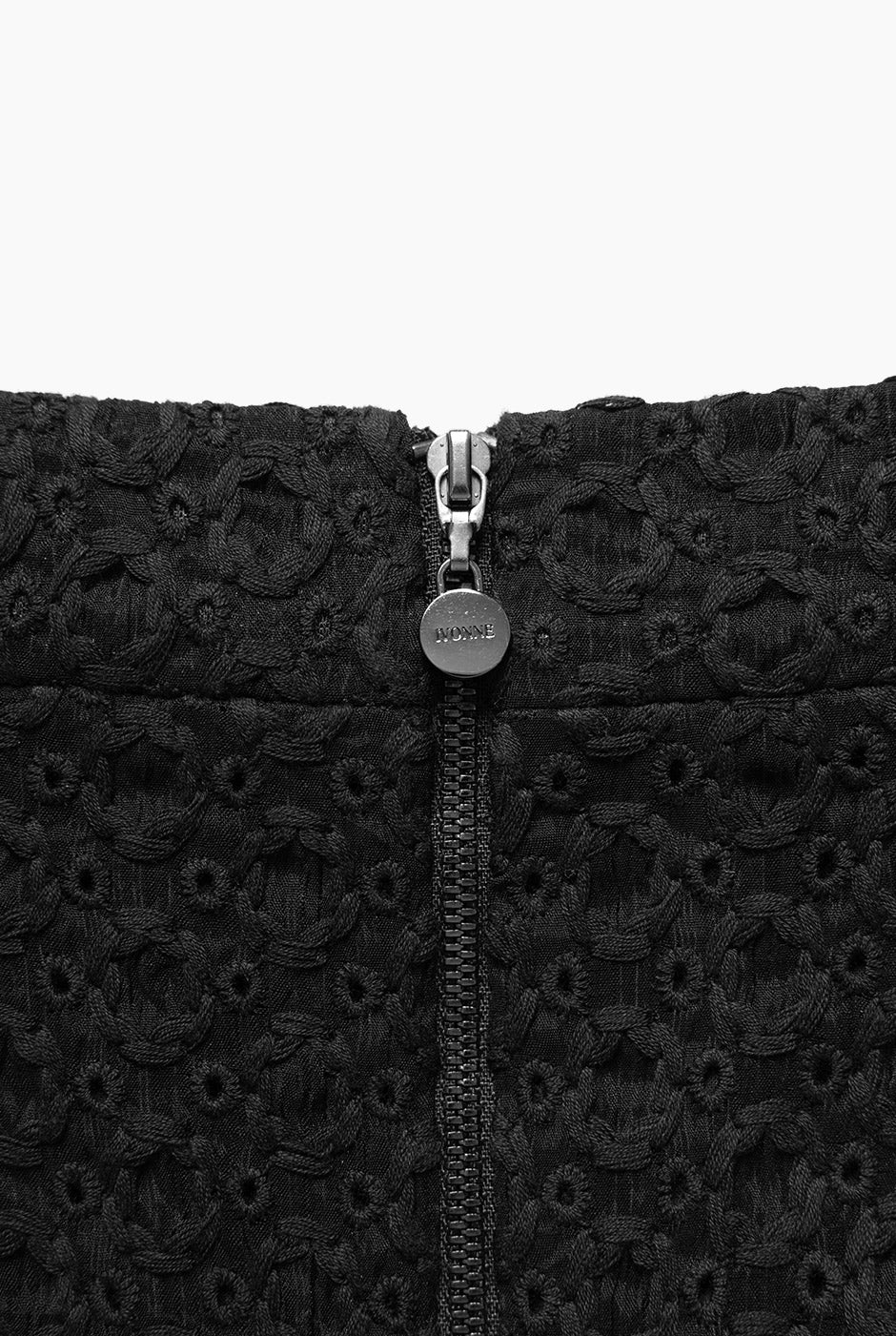 Falda maxi color negra